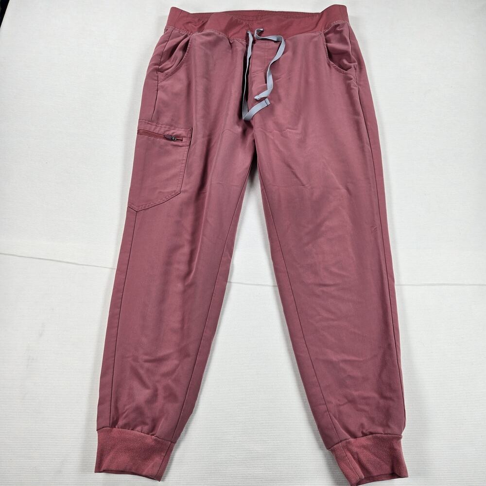 FIGS Zamora Jogger Scrub Pants in Mauve Women's Size Large